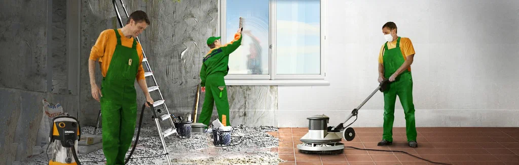 Before post-construction cleaning Charleston SC